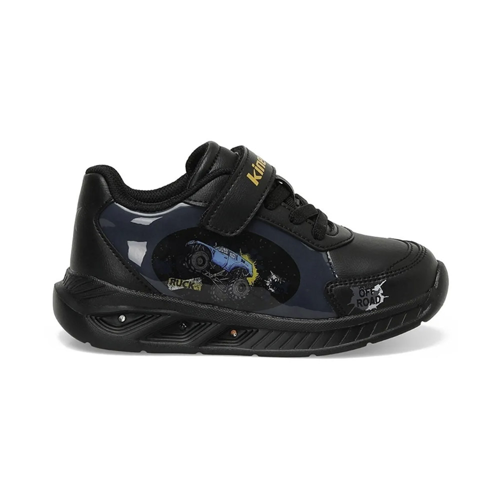 Kinetix Clio Jr 3Pr Patik Erkek Çocuk Sneaker Spor Ayakkabı Siyah