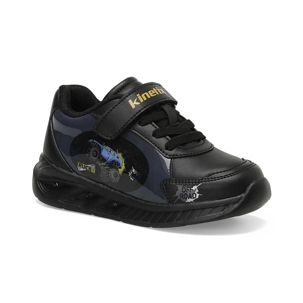 Kinetix Clio Jr 3Pr Patik Erkek Çocuk Sneaker Spor Ayakkabı Siyah