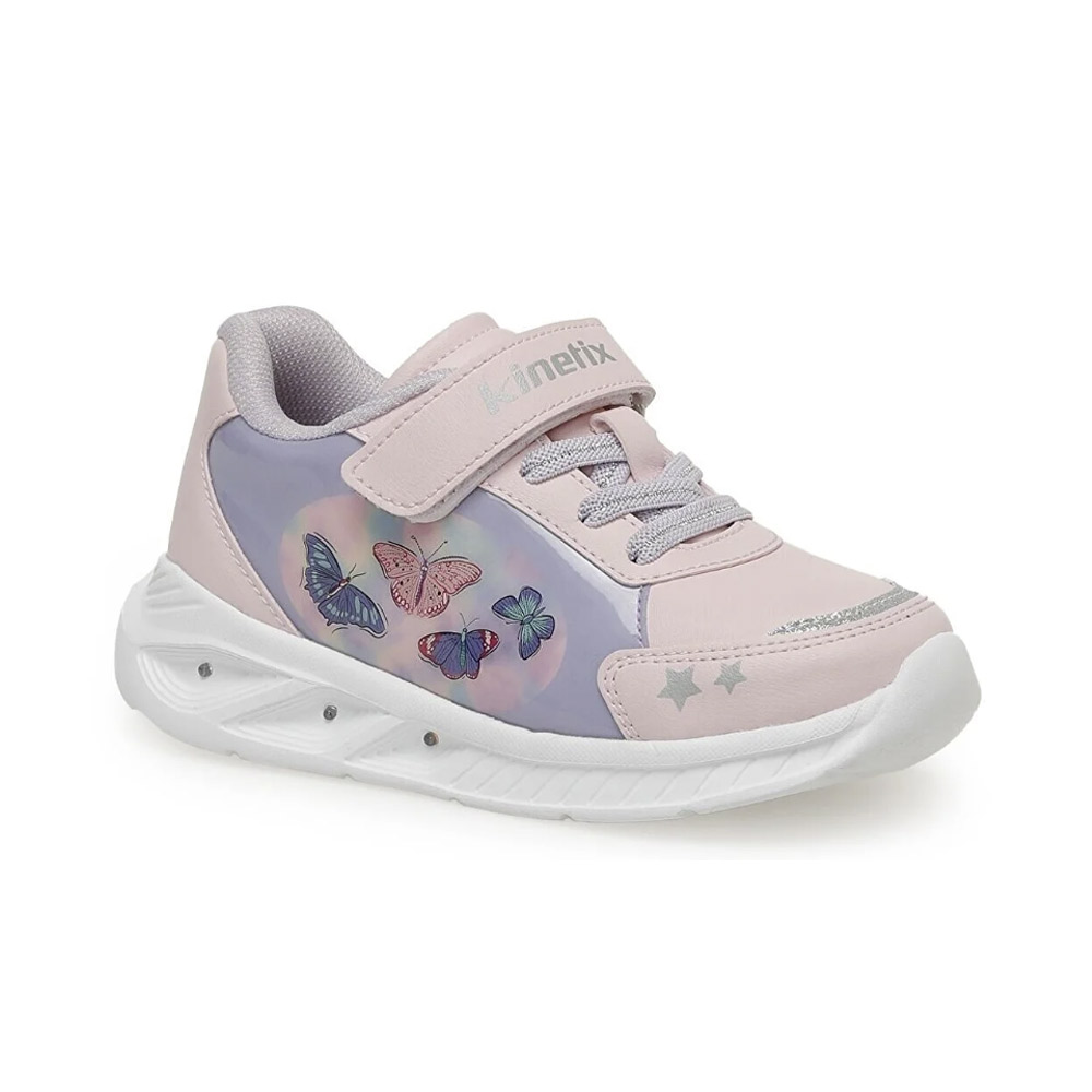 Kinetix Clio Jr 3Pr Çocuk Patik Spor Ayakkabı Pembe Beyaz