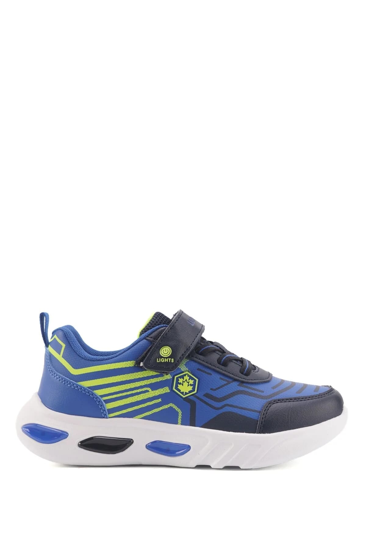 Lumberjack Micra 3Pr Erkek Çocuk Sneaker Spor Ayakkabı Mavi Neon Yeşil