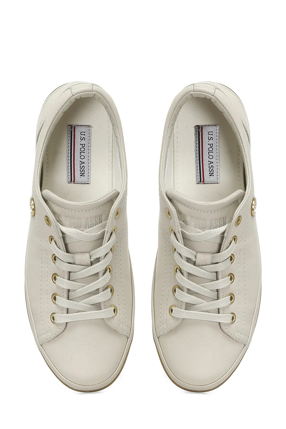 U.S. Polo Assn. Jojo 4Fx Bej Kadın Spor Ayakkabı