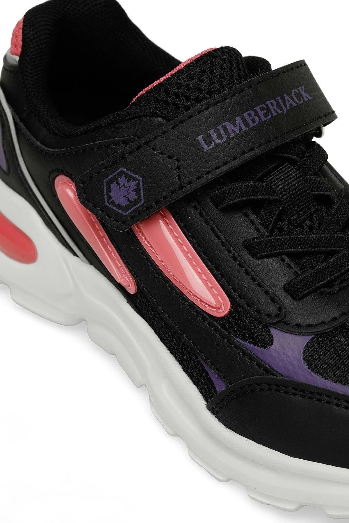 Lumberjack Narina 4x Erkek Çocuk Sneaker Spor Ayakkabı Siyah