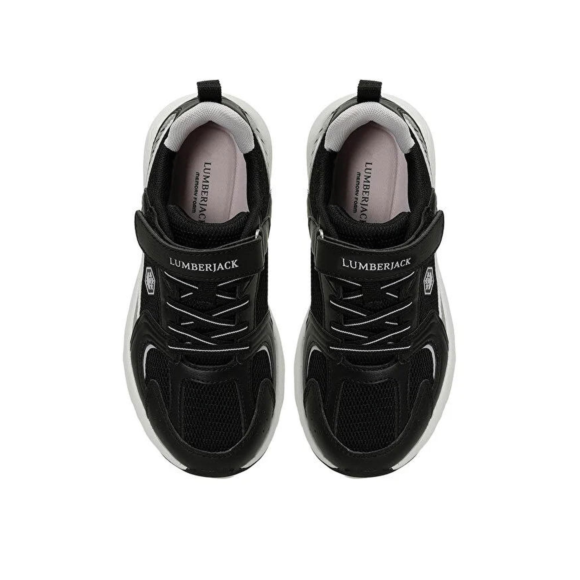 Lumberjack Pol Jr. 6Fx Erkek Çocuk Sneaker Spor Ayakkabı Siyah