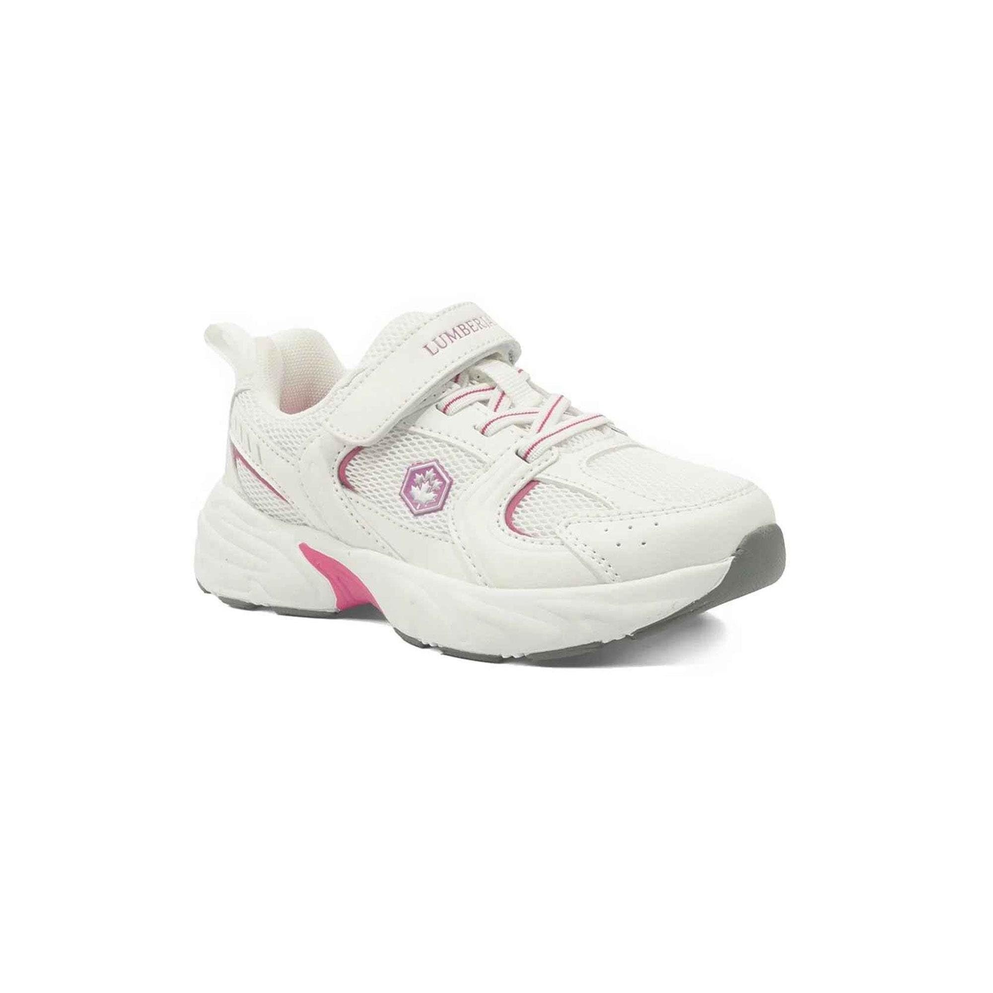 Lumberjack Polita 6Fx Çocuk Sneaker Spor Ayakkabı Beyaz Pembe