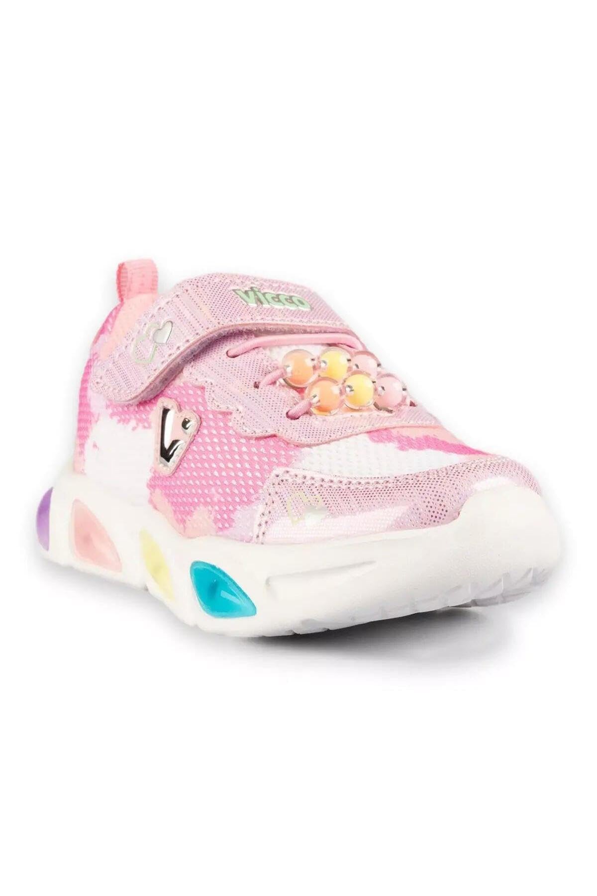 Vicco 346.P25Y.177 Gelato Işıklı Kız Çocuk Casual Ayakkabı