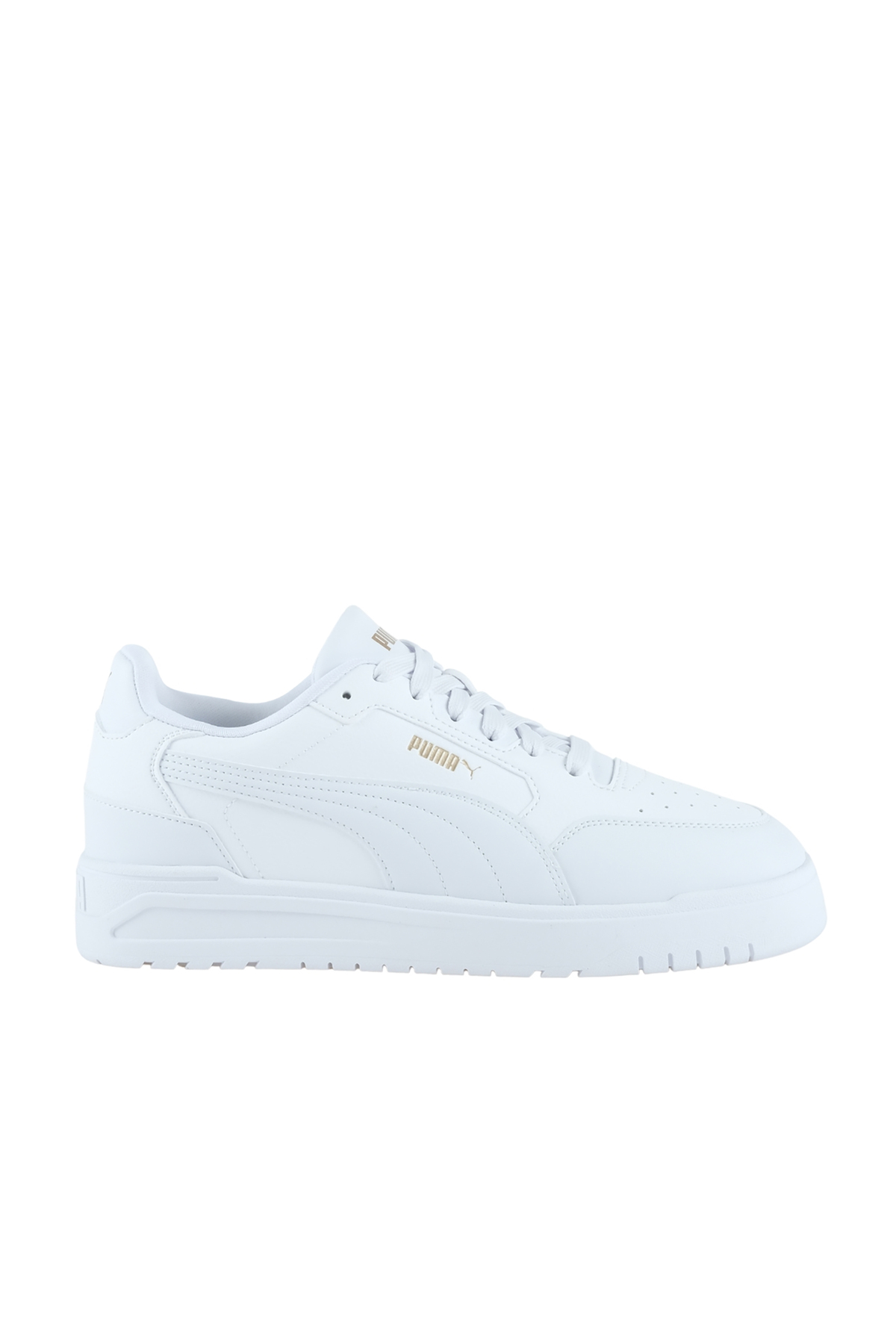 Puma Shuffle Downtown Erkek Spor Ayakkabı Beyaz Altın