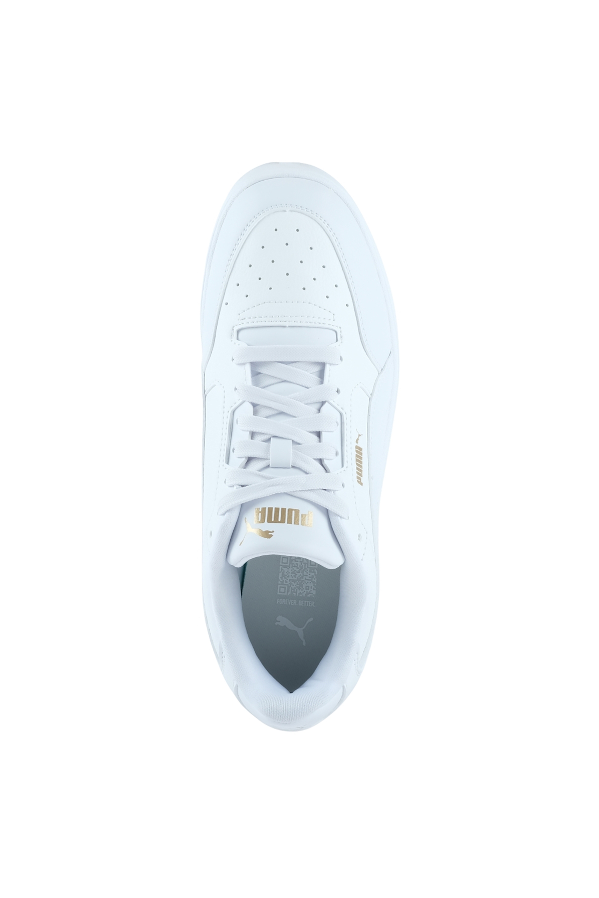 Puma Shuffle Downtown Erkek Spor Ayakkabı Beyaz Altın